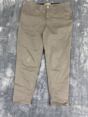 Democracy "Ab" Solution Khaki Pants Size 14 Stretch Cotton Blend
